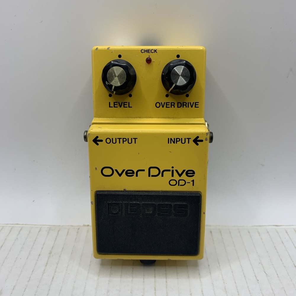 BOSS OD-1 Over Drive Guitar Effects Vintage 80s Pedal MIJ JRC4558 Tested
